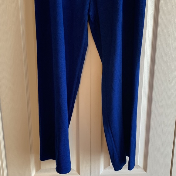 St John Blue Wool Rayon Pants Size XL NWT - Picture 3 of 5